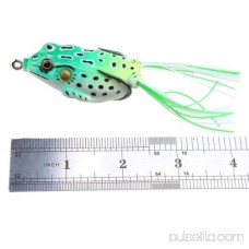 AGPtek 3pcs Lifelike Frog Topwater Crankbait Fishing Lures - Light Green